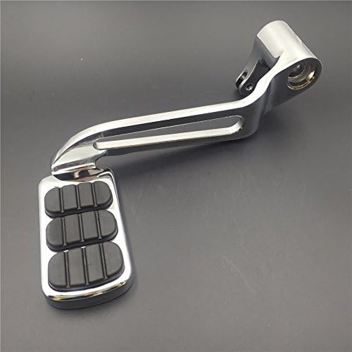 SMT-Chrome Billet Hollow Out Rear Brake Lever Brake Pedal Foot Lever with Food Peg Compatible With 2014 Later Touring Trike Road King Street Glide CVO Tri Glide FLHR [B01JA20DXM]