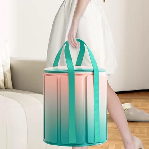 Bañera plegable portátil para pies con tapa 38 cm miniatura 3