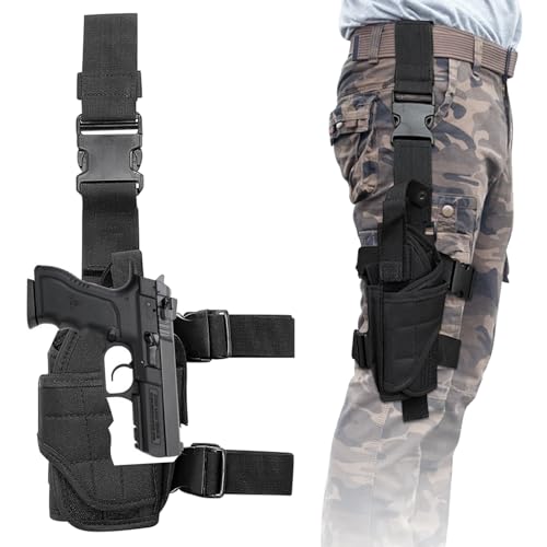 Healife Holster - Taktisches Pistolenholster 1er-Pack - Gürtelholster - Waffenholster - Taktisches Pistolenholster für Rechts- und Linkshänder - Concealed Carry mit Metallclip（Schwarz）