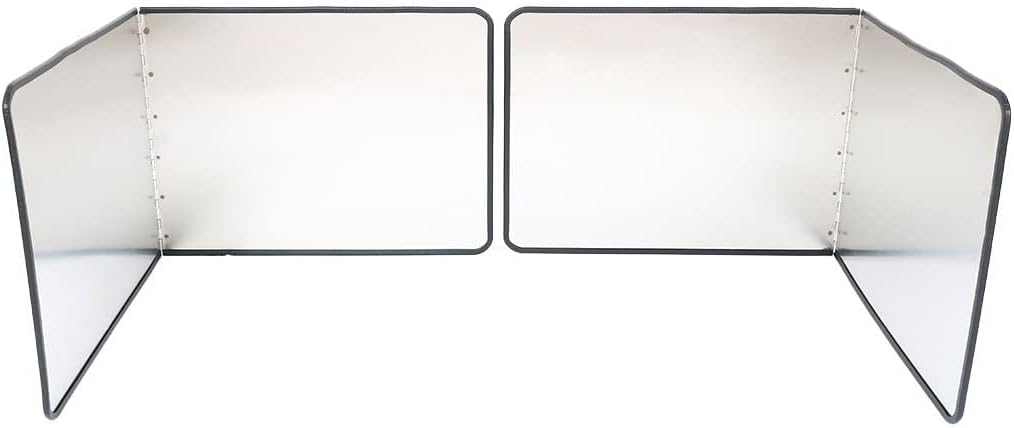 XYWHPGV Stainless Steel Foldable Kitchen Oil Splash Guard for Wall Block Cover, Splash Guard, 11.8 x 7.9 (H) / 30 x 20 cm (H), Pack of 2 (40695 395aa b2c5a 785c7 52926 4582c