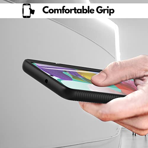 Cbus Heavy-Duty Phone Case With Built-In Screen Protector Cover For Samsung Galaxy A71 5G Uw (Verizon Only) –– Full Body (Black) #TOP7