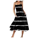 Strandkleid, Sexy Kleid Damen Plissee Röcke Damen Hochzeitskleid Boho Beach Spitze Appliques Off The Shoulder Tüll Prinzessin Brautkleider Hippie Kleidung Damen(3XL,2-Schwarz)