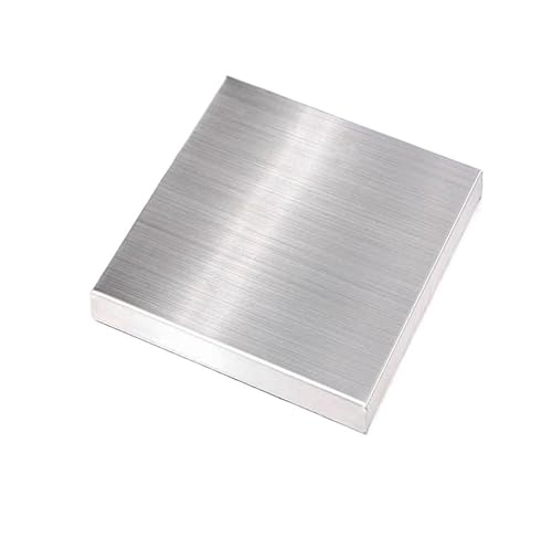 Metal​ Plate Sheet 99.99% Metal​ Alloy Metal for Model Accessories - 10Cm x 10Cm, Ideal for Laboratory and Industrial(Thick0.4mm)