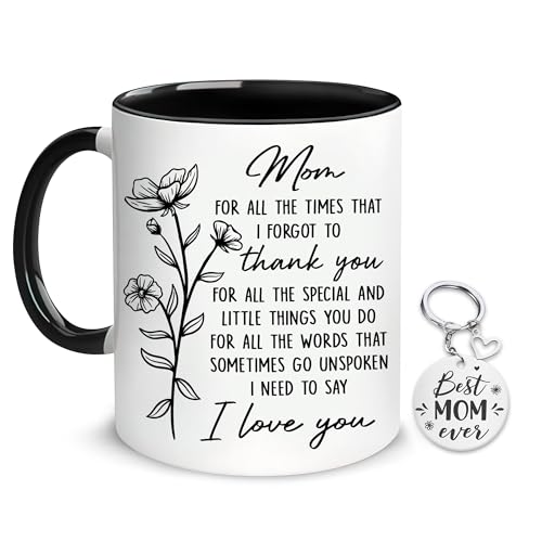 Hyturtle Mom Coffee Mug 11oz - Sentimental Gift for Mom - Birthday, Mothers Day, Christmas