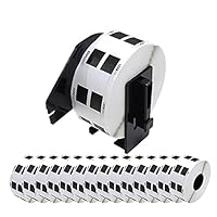 Amazon | ブラザー用 ピータッチ DKプレカットラベル (感熱紙) DK-1221