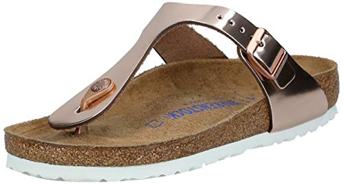 Image of Birkenstock 1005048137 Gizeh SFB Met Copper LTR 37