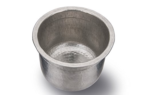 Zishta Handmade Eeya Chombu/Tin Chombu/Rasam Vessel, 1000 Ml for Traditional Cooking: Vennathazhi Shape
