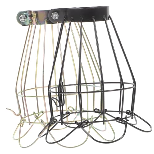 ibasenice 箱 やけど防止ランプカバー 熱 日向ぼっこ 爬虫類ドームランプ 紫外線 水槽の光 ペットケージランプシェード クラフトランプメッシュカバー ランプ保護カバー 爬虫類用品 鉄線