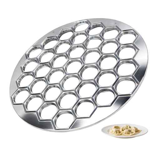 Dumplings Ravioli Mold 37 Löcher Pelmeni Maker Pelmeni Form Hochwertige Aluminiumlegierung Manti Form Dumpling Maker Ideal Für Ravioli Knödel Kuchen Wan Tans Und Topfaufkleber