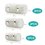 6 Stück Elastischer Verband Elastische Bandage Kompressionsbinden Elastischer Verband mit Metallclips Gedehnt Luftdurchlässig für Handgelenke Knöchel Knie für Verstauchung Verletzungen