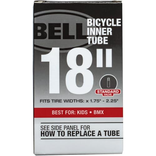 Bell Standard Bicycle Inner Tube 18' x 1.75-2.25', Schrader Valve