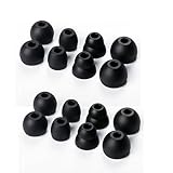 Miayaya Silicone Tips Replacement Earbuds Tips for Powerbeats Pro, Beats X, Beats Flex, Urbeats, BeatsTour Wireless Earphone Ear Tips Covers, S/M/L, 8Pairs, Black