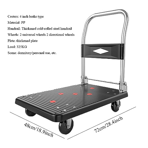 Carretilla plegable resistente para carga hasta 325 kg miniatura 2