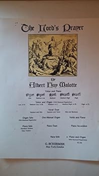 Paperback Our Lord’s Prayer for Medium High Voice & Piano Book