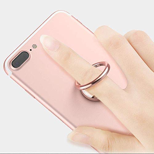 Espelho telefone anel fivela suporte multifuncional suporte para celular durável processado