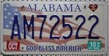 US-Staat: ALABAMA # Text: GOD BLESS AMERICA
