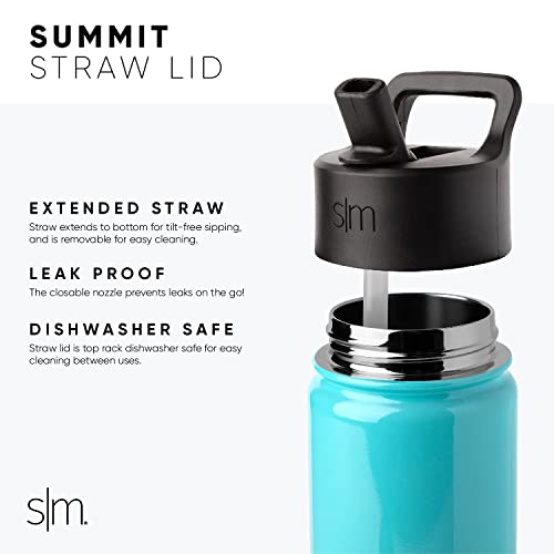 Simple Modern Water Bottle with Straw, Almond Birch, 532 ml - Image 3