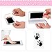 48 Pcs Inkless Baby Footprint Kit Includes 16 Pcs Colorful Ink Pad and 32 Imprint Card for Baby Hand and Footprints, Handprint Dog Paw Print Kit for Newborn Registry Gifts Family Printing Mom Girl