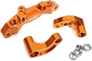Integy RC Model C29975ORANGE Billet Machined Steering Bell Crank for Arrma 1/5 Kraton 4X4 8S BLX