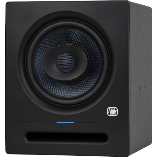 PreSonus Eris Pro 8 2-Way Biamped, Active, 8-inch Coaxial Studio Monitor Bundle with Accessories