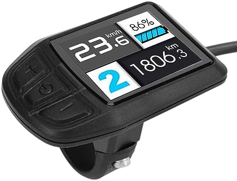 Electrical Bike LCD Display ABS Material 22.2 Mm Mounting Diameter, Compact