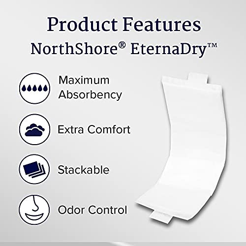 Northshore Eternadry Booster Pads For Men And Women With Adhesive, Medium, Case/120 (4/30S) #TOP1