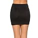 Stile Nero Argento Elastico Vita Super Mini Gonna Sexy Donne Vita Alta Gonna Corta Ufficio Partito Matita Gonne 1 XXL