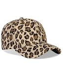 Zeayebsr Baseball Cap für Damen Leopard Print Sommer Sonnenhut Verstellbare Snapback Kappe aus Baumwolle für Outdoor Mode Tierprint Mädchen Kinder UV Schutz