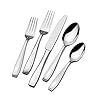 Mikasa Natasha 65-Piece Stainless Steel Flatware Set with Serveware, Service for 12