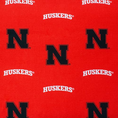 Image of College Covers Everything Comfy Nebraska Cornhuskers 2pc Chair Cushion