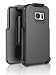 Samsung Galaxy S7 Belt Clip Case - Encased (ToughShield) Protective Rugged Case and Belt Clip Holster (Black)