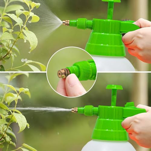 Image of OEM YUVA Series 1.5L Garden Pressure Sprayer (Green) for Plants, Cleaning, and Pesticide Use - Adjustable Nozzle, Handheld Water Sprayer