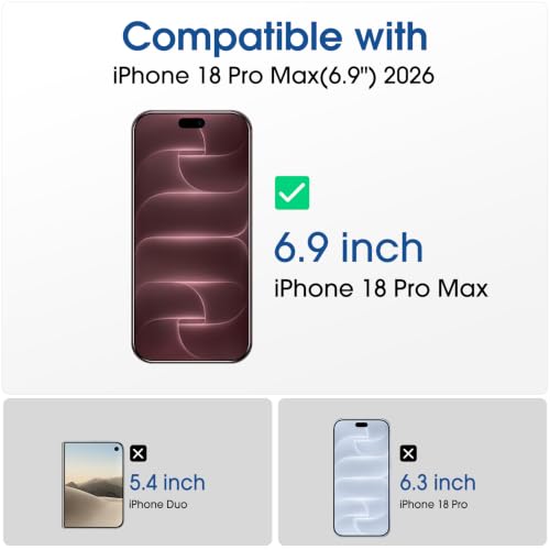 amFilm OneTouch for iPhone 18 Pro Max 6.9'' Screen Protector Tempered Glass by amFilm - Used condition - Image 2