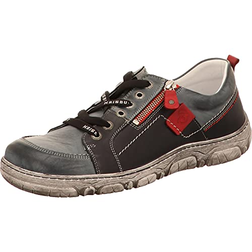 Preisvergleich Produktbild Krisbut Damen Schnürhalbschuhe Schnürschuh Glattleder Freizeit Sport Schuhe Uni