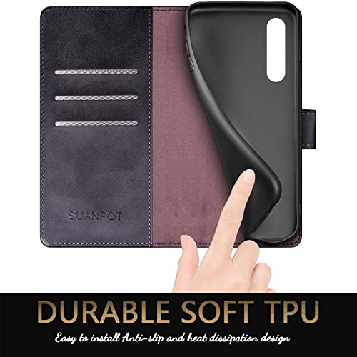 SUANPOT Cover per Huawei P30 Blocco RFID