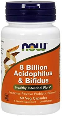 Now Foods Acidoph/Bifidus 8 Billion Capsules, 60 CT
