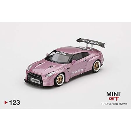 Amazon Mini Gt 1 64 Pandem Gt R R35 Gtウイング パッション ピンク Rhd 完成品 ミニカー ダイキャストカー おもちゃ