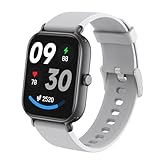 Ti Cow CX3 Smart Watch con contapassi, fitness tracker con oltre 100 modalità sportive, monitoraggio delle emozioni, frequenza cardiaca 24, SpO2, stress, monitoraggio del sonno (grigio)