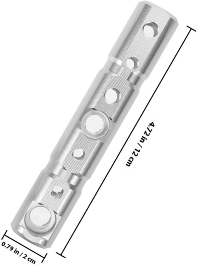 Yardwe Multi-functional Motorcycle Mirror Extension Bracket for Electric Bikes with Cnc Aluminum Alloy, Silver Finish, Phone Navigation Compatible, Simple and Smooth Design