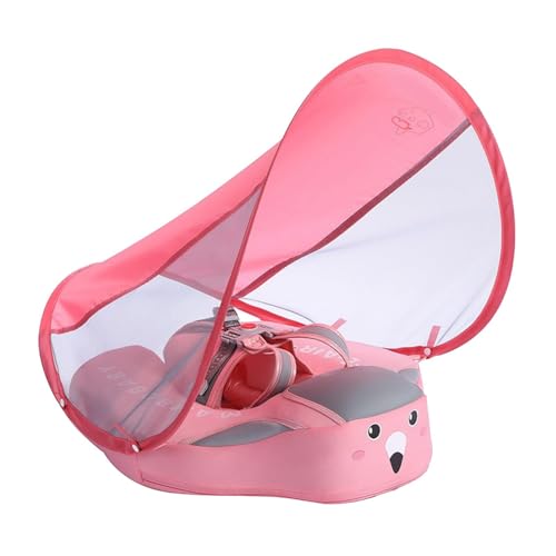 Donut Flotante Infantil: Apoyo Estable con sombrilla integrada, Hecho de Material Duradero | Solución práctica para Juegos acuáticos Seguros, Verano y relajación Durante Las Vacaciones o los baños de