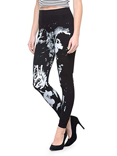 Image of Malvina Women's Skinny Fit Jegging (Mal-denim-jeg-women(faces) Black Free Size)