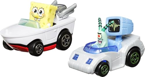 Hot Wheels Toy Cars, Set of 2 RacerVerse Die-Cast Vehicles with Character Drivers Optimized for Performance on RacerVerse Track (Styles May Vary) by Hot Wheels - Used condition - US$15.78