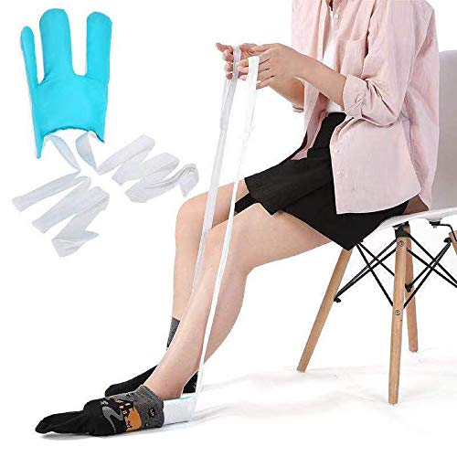 Healthman Enfilez et retirez facilement les chaussettes pour les personnes âgées, les femmes enceintes ou les personnes à mobilité réduite pour enfiler leurs chaussettes sans se pencher (flexible) Cover