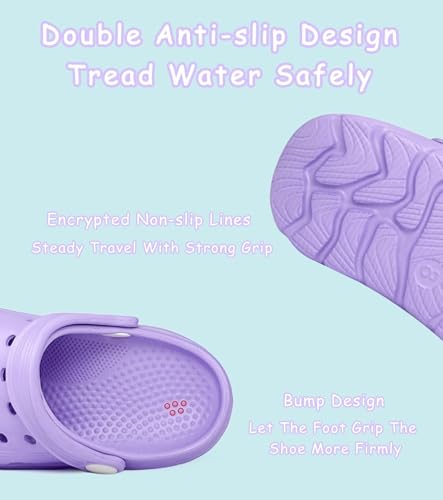 Image of Toddler Kids Garden Clog Slip On Slide Sandals Beach Water Shoes