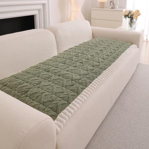 Non Slip Dog Couch Cover Green Sofa Cushion Covers Washable, 27.6"x59.1" - image 1