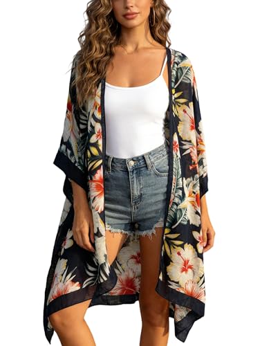 Image of Breezy Lane Kimonos for Women Swimsuit Coverups Beach Cover Up Swimwear Cardigan Summer