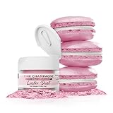 Luster Dust - Pink Champagne (4g 1x Jar) | Edible Vegan Dust & Paint for Cake Decorating, Ice Cream, Desserts, Cocktails and Beverages by Bakell