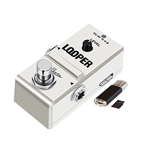 Rowin Looper Guitar Pédales à effet boucle électrique avec port de carte mémoire, boucles illimitées 10 minutes d… - Les Beatles, Paul McCartney, John Lennon, RIngo Starr, George Harrison Rowin Looper Guitar Pédales à effet boucle électrique avec port de carte mémoire, boucles illimitées 10 minutes d… – Image 5