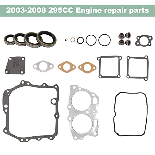 Cartclan Engine Gasket Seal Rebuild Kit For Ezgo 295Cc 350Cc 4 Cycle Gas Golf Cart 1991-2008 Fuji Robin Engine Pre Mci Inc Mci Breather Gasket #TOP5