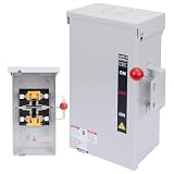 100A Generator Transfer Switch, 120/240V Manual Transfer Switch, 24000W